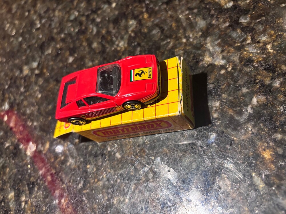 Matchbox Ferrari Testarossa Die-Cast Model Car